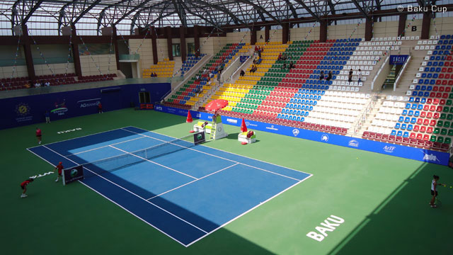 Baku tennis center. Azerbaijan