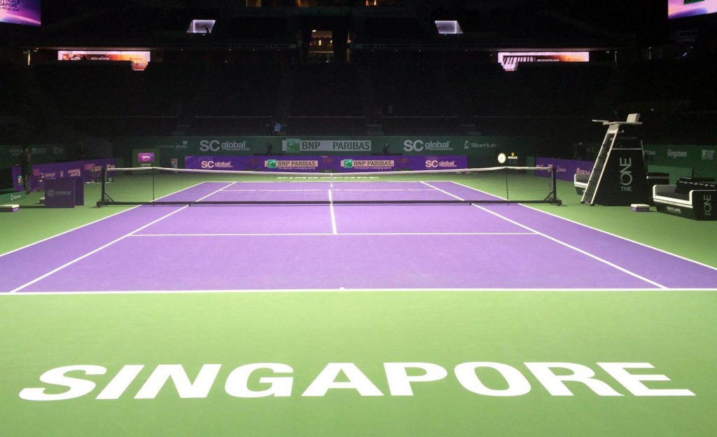 ontwikkelen Abstractie zweer Singapore Indoor Stadium ( OUE Singapore Slammers home IPTL) | Tennis  Courts Map Directory