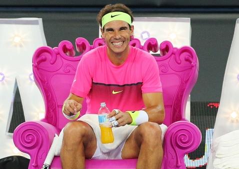 Video: Rafael Nadal Plays ‘Disco Tennis’ Exhibition in Melbourne