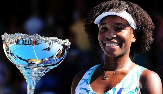 Venus Williams Wins 46th WTA Title After Beating Wozniacki in Auckland