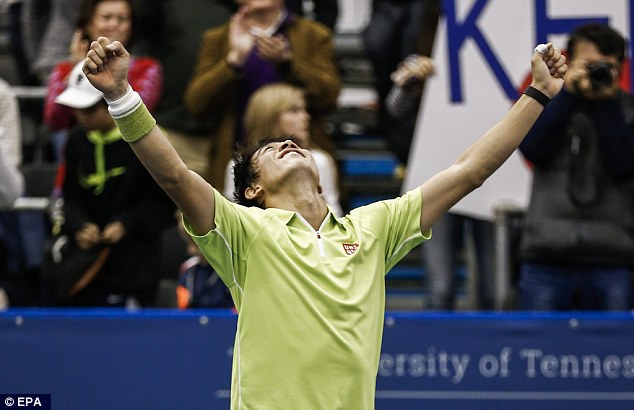 Nishikori Wins Third Consecutive Title in Memphis