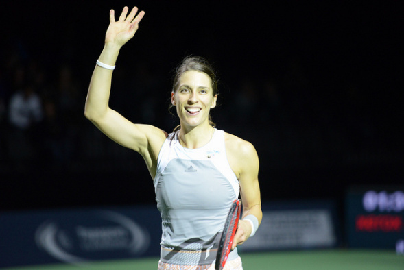 Andrea Petkovic Wins Antwerp Title After Suarez Navarro Retires