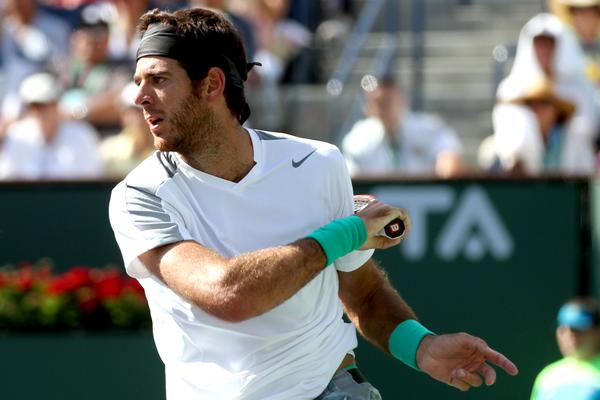Del Potro, Monfils, Goffin Withdraw from Indian Wells