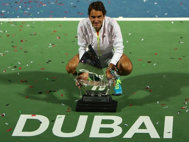 Federer Beats Djokovic for Seventh Dubai Crown
