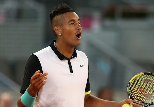 Kyrgios Upsets Top Seed Roger Federer in Madrid Opener