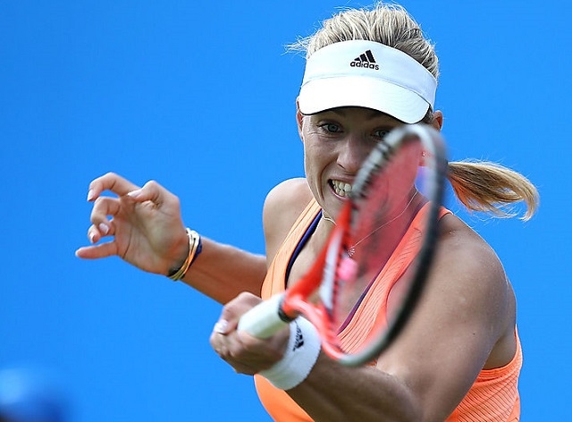 Kerber sees off spirited challenge of Siniakova in Birmingham