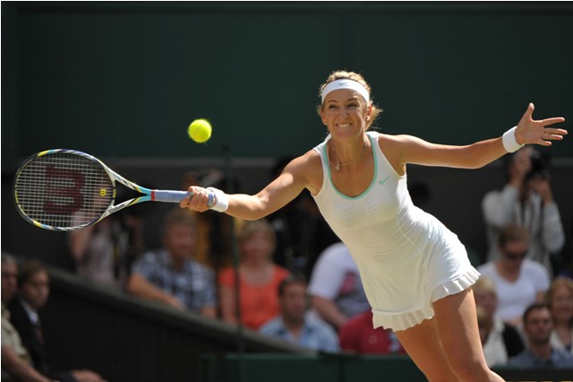 Victoria Azarenka recovers from slow start to advance at AEGON Classic
