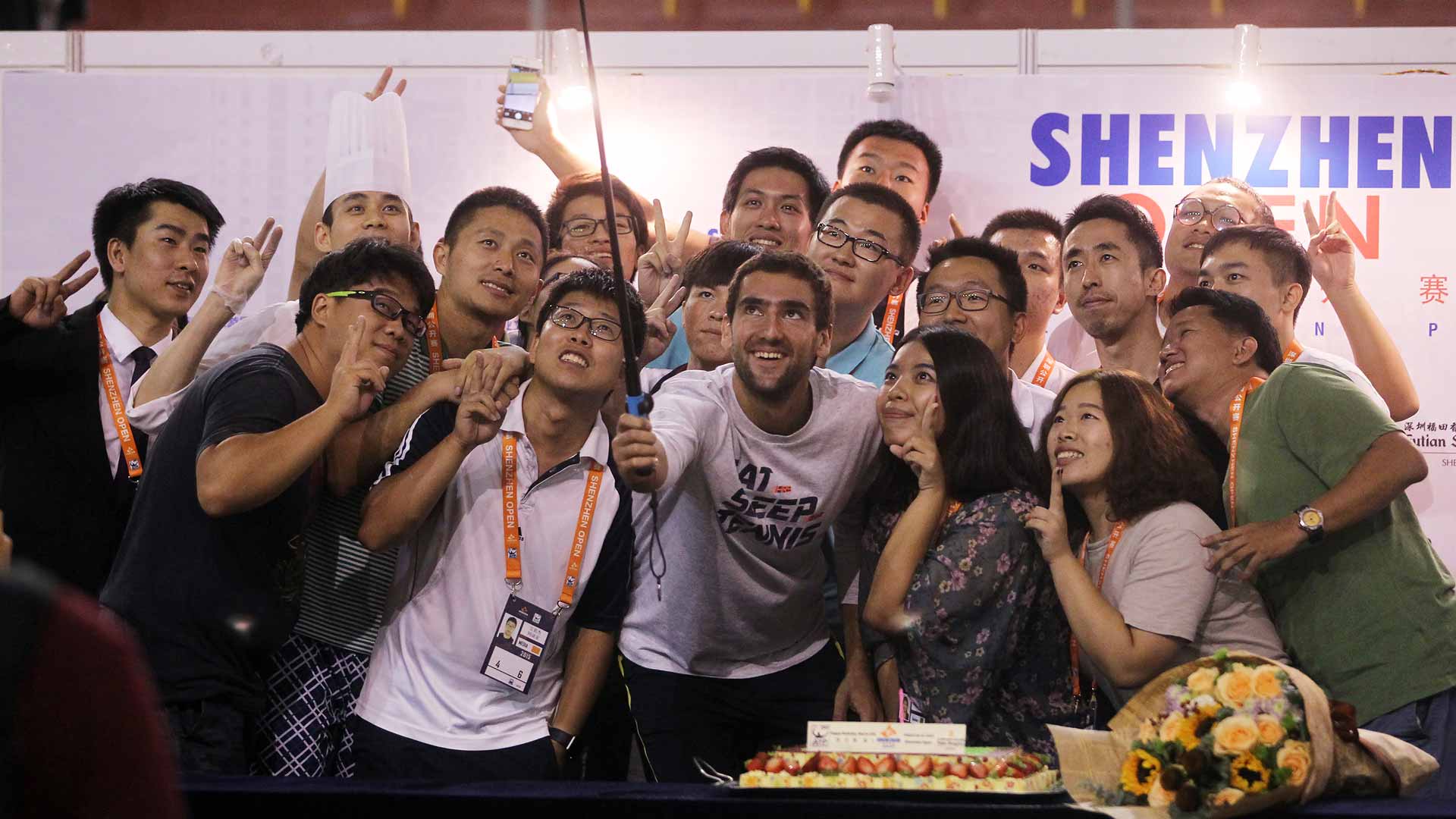 Cilic Celebrates Birthday In Shenzhen