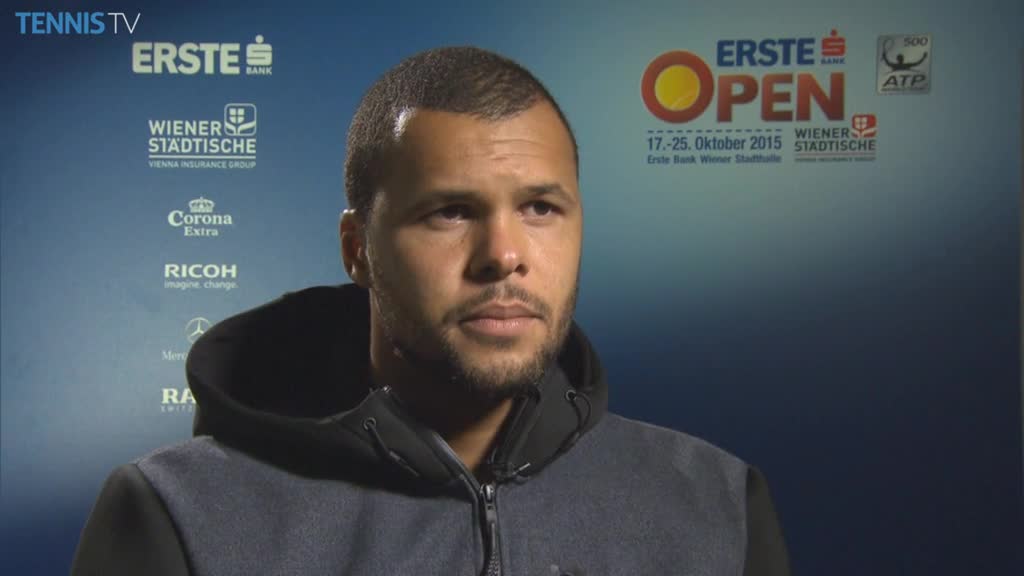 Tsonga Staying In the Moment In Vienna
