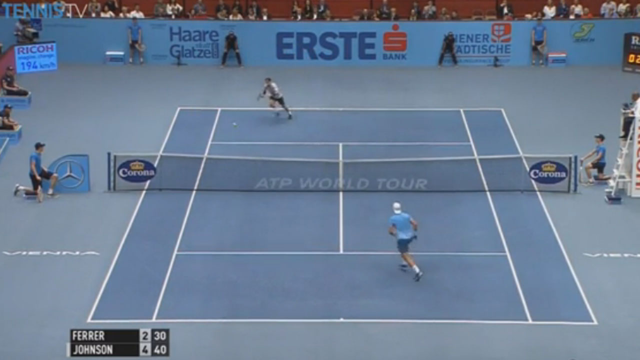 Ferrer Angled Winner Vienna 2015 Final Hot Shot