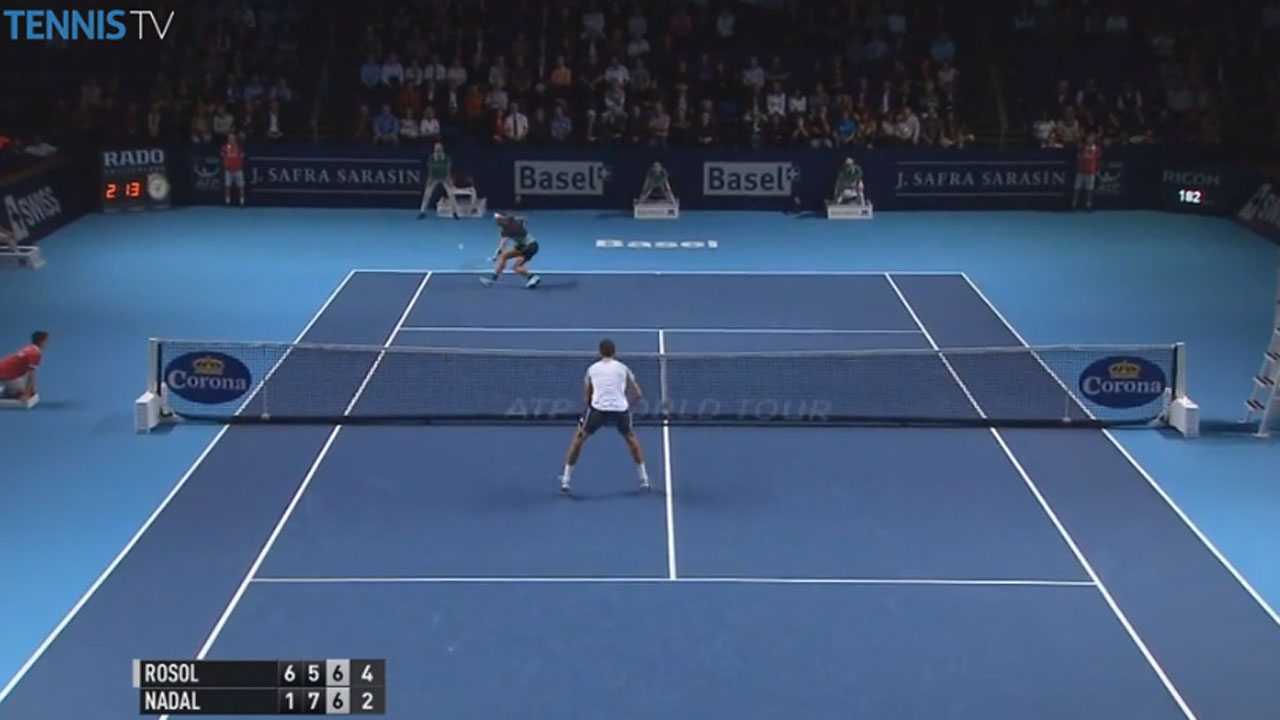 Nadal Slice Masterclass Basel 2015 Hot Shot