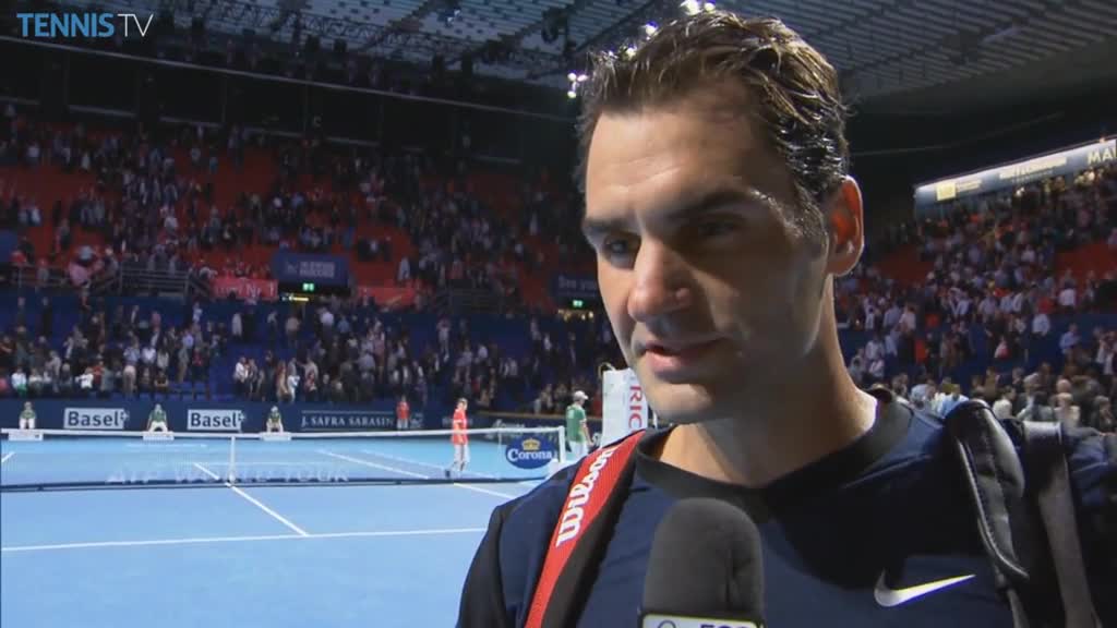 Home Fans Lifting Federer In Basel