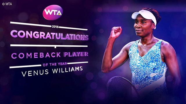 Venus: WTA Comeback Player Of The Year
