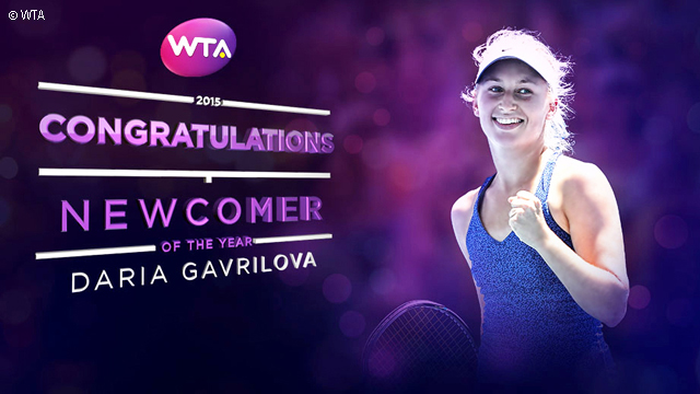Gavrilova: WTA Newcomer Of The Year
