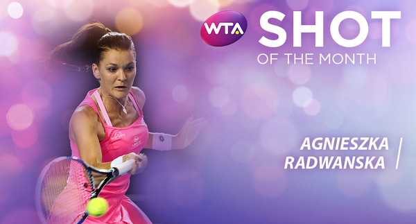WTA Shot Of The Month: Radwanska