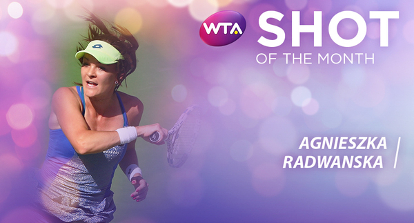 WTA Shot Of The Month: Radwanska