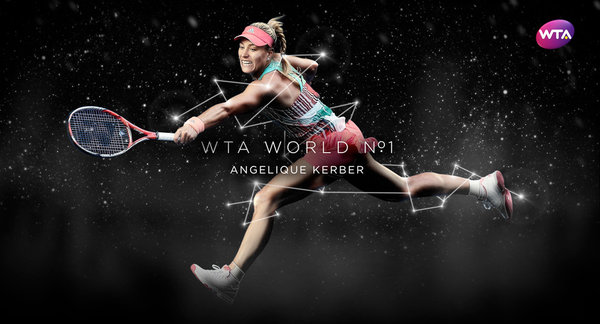 Kerber Becomes World No.1