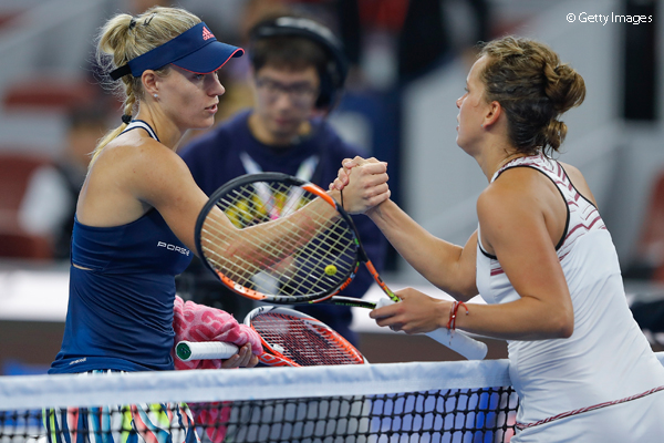 Kerber Breaks Strycova Resistance, Meets Svitolina For Quarterfinal Spot