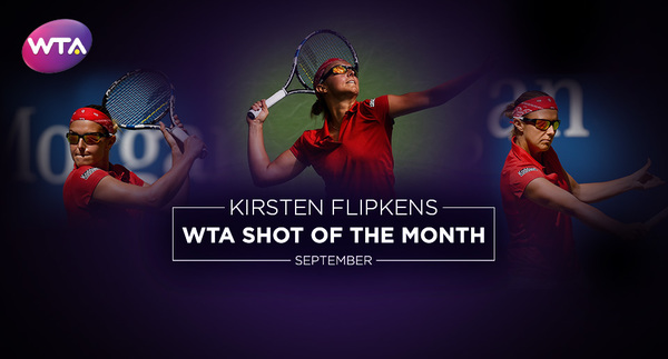 WTA Shot Of The Month: Flipkens