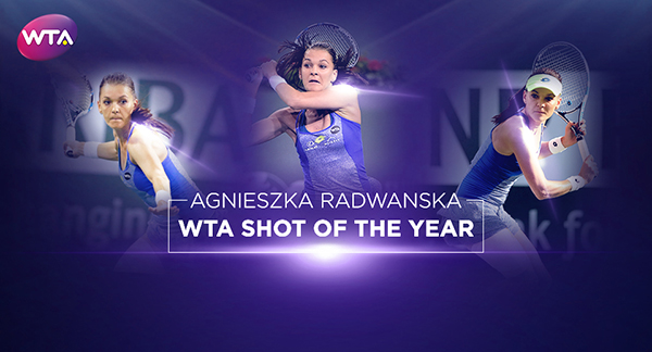 Radwanska Wins 2016 WTA Shot Of The Year