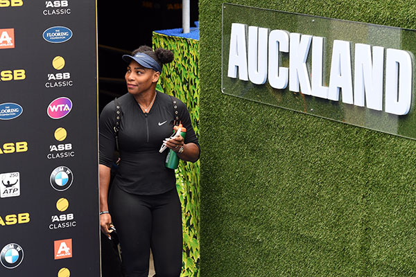 Serena Returns To Action In Auckland